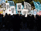 Protesters march on Oct. 26 to demand that the Congress investigate the National Security Agency's mass surveillance programs. Legally, the NSA can respond to many records requests from citizens with a non-committal answer. Protesters march on Oct. 26 to demand that the Congress investigate the National Security Agency's mass surveillance programs. Legally, the NSA can respond to many records requests from citizens with a non-committal answer.